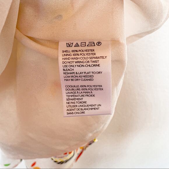 Urban Outfitters Cooperative Floral Pineapple Tie Waist Dress Size XS - Picture 8 of 11